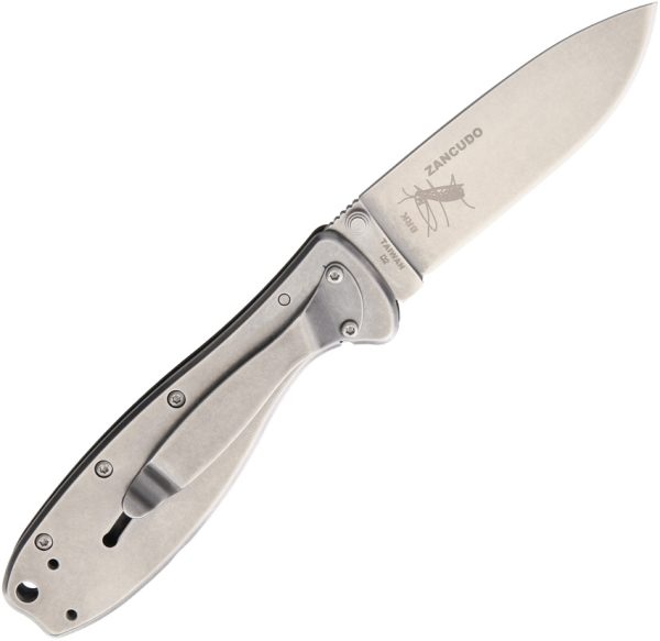 BRK Zancudo Framelock Folding Knife 3in D2 Carbon Fiber
