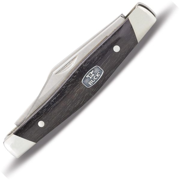 Buck Stockman Ebony Folding Knife 4" Closed 420HC Stainless