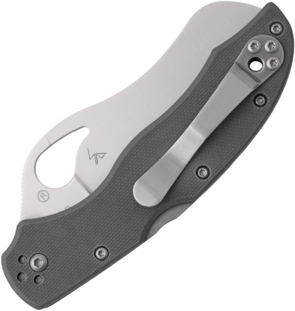 Byrd Gooney Lockback Folding Knife 3.38" Serrated Gray G10