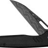 Civivi Guile Linerlock Folding Knife Damascus 3.25" Black