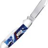 Case Cutlery Small Baby Folding Knife Patriotic Kirinite 2.75 Closed