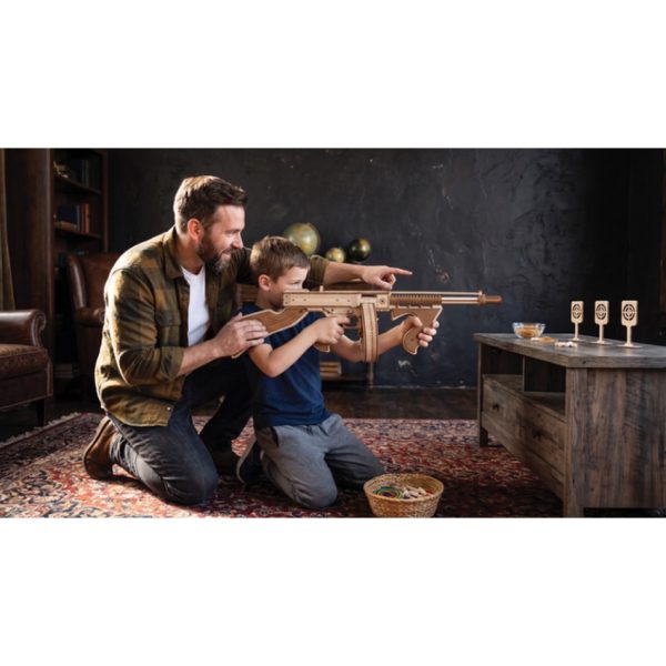 Wood Puzzle Tommy Gun