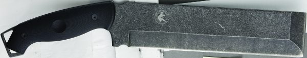 Combat Ready Cuma Battle Cleaver 9.25" Black Fixed Blade w/ Sheath