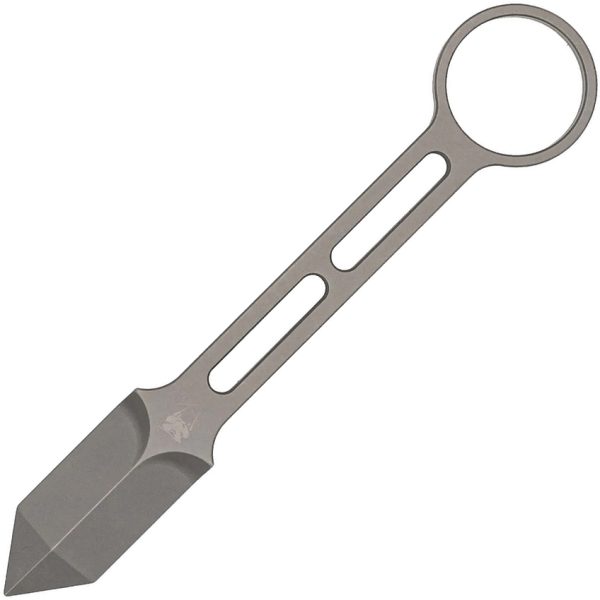 Cobratec Gym Buddy Fixed Blade Knife 1.63" Titanium w/ Sheath