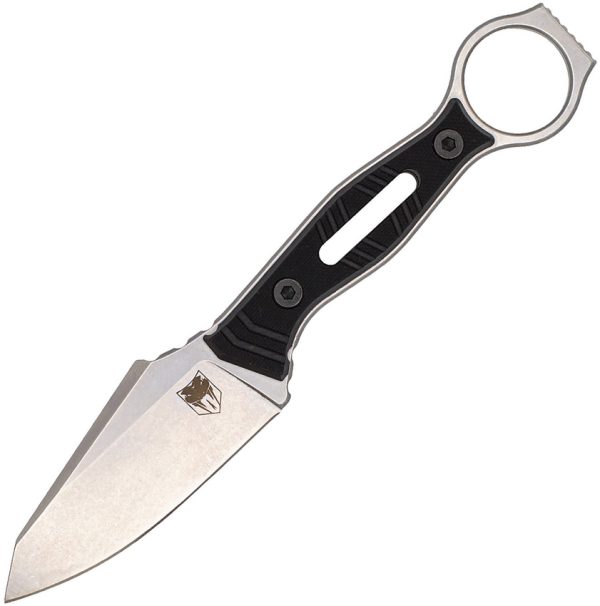 Cobratec Landshark Fixed Blade Knife 3.38in VG-10 Black G10
