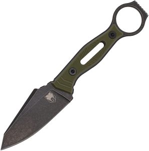 Cobratec Landshark Fixed Blade Knife 3.38" VG-10 OD Green G10