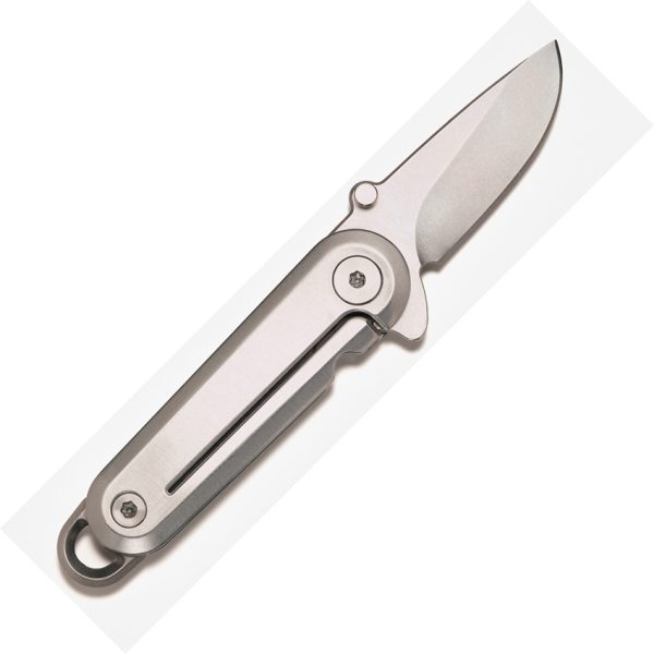Craighill Lark Framelock Folding Knife 1.5" 12C27 Sandvik Silver