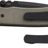 Chaves Knives Redencion 229 Linerlock 3.5" Elmax Green Canvas Micarta