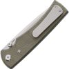 Chaves Knives Liberation 229 Linerlock Folding Knife 3.5" Elmax Tanto Green Canvas Micarta