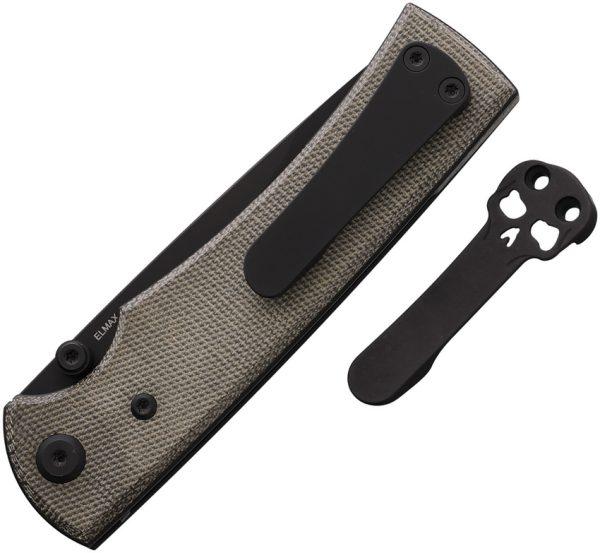 Chaves Knives Liberation 229 Linerlock Folding Knife Green Micarta 3.5"