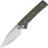 Chaves Knives Scapegoat 229 Linerlock Folding Knife 3.63" Elmax Green Canvas