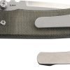 Chaves Knives Redencion Street Linerlock Folding Knife Green Micarta 3in Blade