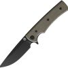 Chaves Knives Liberation Street Linerlock Folding Knife Green Micarta