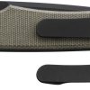 Chaves Knives Liberation Street Linerlock Folding Knife 3.25" Elmax Tanto Green Canvas Micarta
