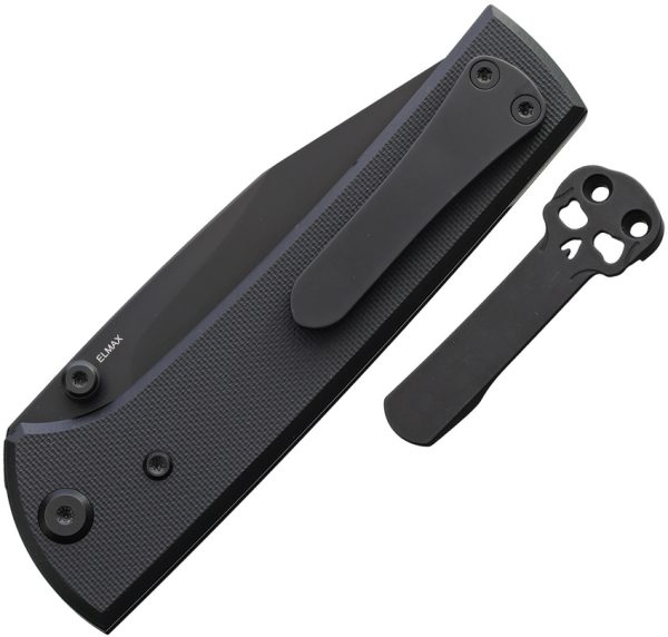 Chaves Knives Scapegoat 229 Linerlock Folding Knife 3.5" Black