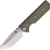 Chaves Knives NTAK Redencion Linerlock Folding Knife Green Micarta
