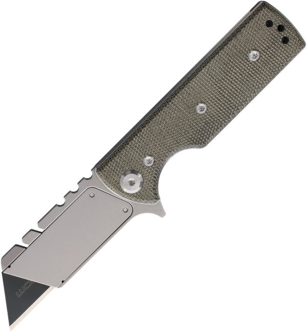 CHAV14478 Chaves Knives C.H.U.B. Flipper Linerlock Micarta Utility Blade Knife