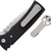 Chaves Knives Redencion 229 Linerlock Folding Knife 3.5" Elmax Black G10