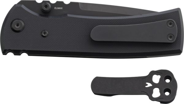 Chaves Redencion 229 Linerlock Folding Knife 3.5" Elmax Black