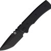 CHAV14483 Chaves Knives Redencion 229 Linerlock Folding Knife 3.5" Black