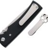 Chaves Knives Liberation 229 Linerlock Folding Knife 3.5" Elmax Black G10
