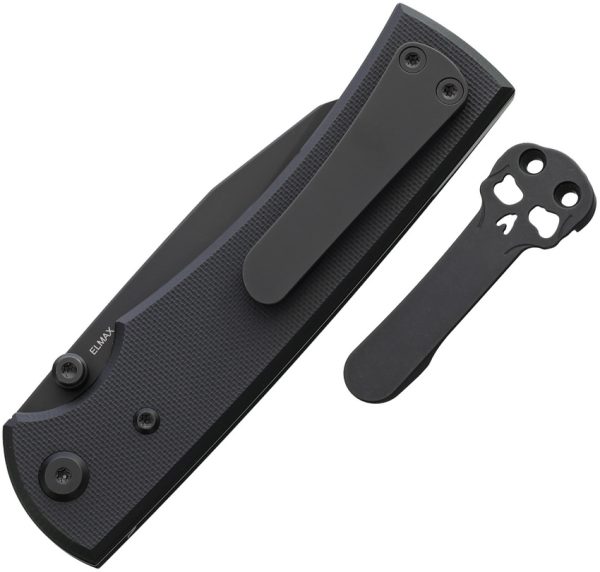 Chaves Knives Sangre 229 Linerlock Folding Knife Black