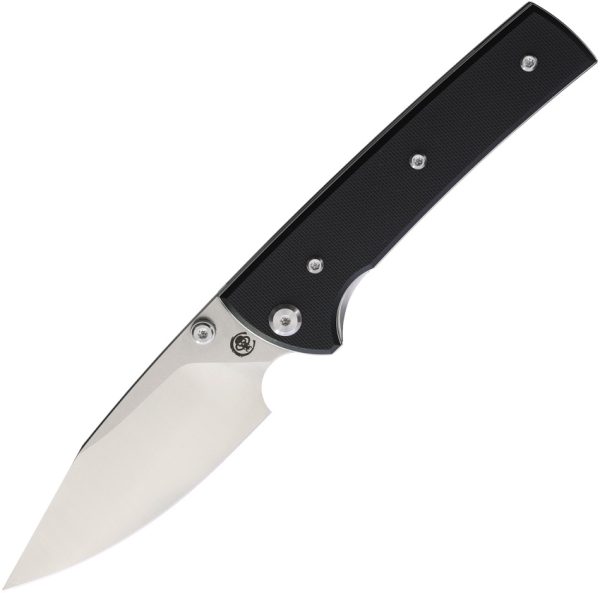 Chaves Knives Scapegoat 229 Linerlock Folding Knife 3.63" Elmax Black G10