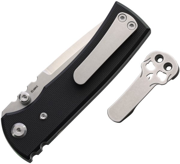 CHAV14492_add_01 Chaves Knives Redencion 229 Linerlock Folding Knife 3" Elmax Black G10