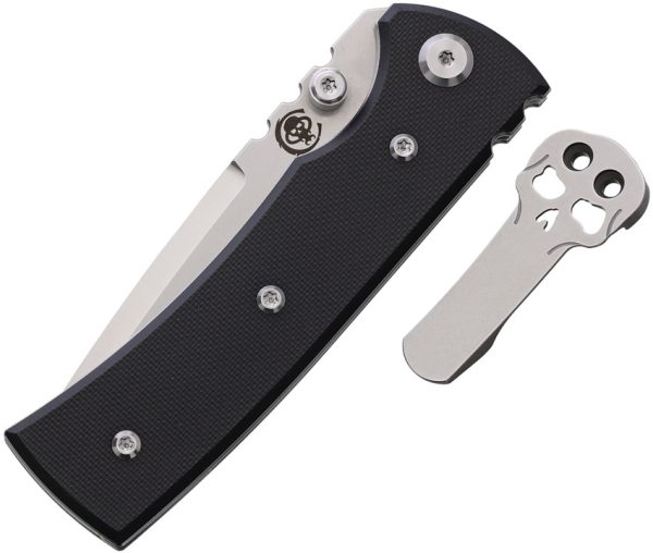 CHAV14493_add_01 Chaves Knives Redencion Street Linerlock Folding Knife 3" Elmax Tanto Black G10