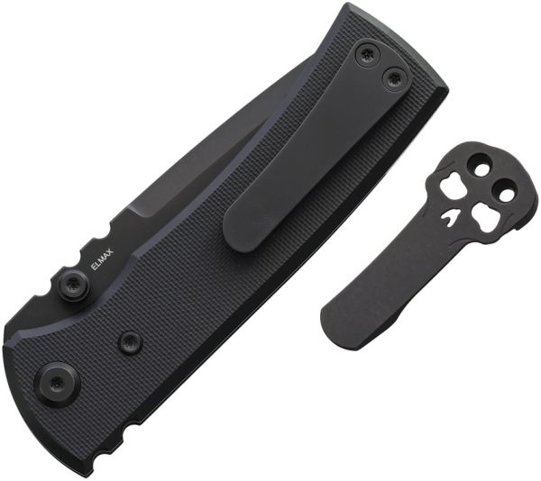 CHAV14494_add_01 Chaves Knives Redencion Street Linerlock Folding Knife 3.13" Elmax Black