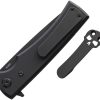 Chaves Knives Liberation Street Linerlock 3.25" Black Folding Knife