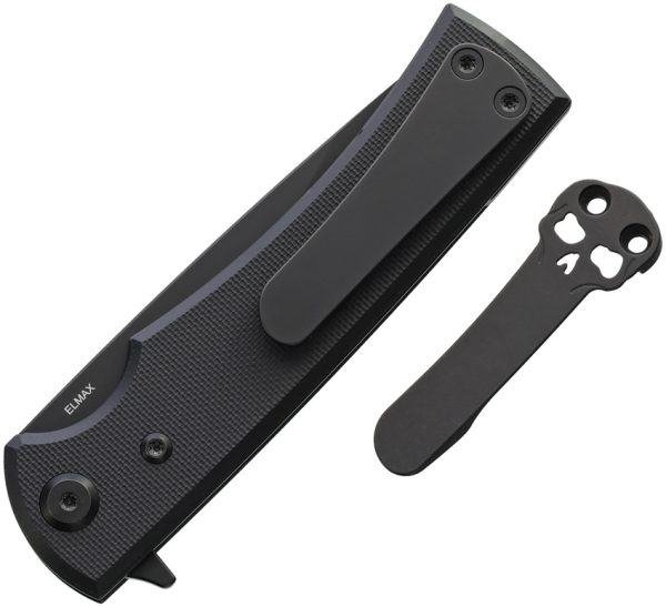Chaves Knives Liberation Street Linerlock 3.25" Black Folding Knife