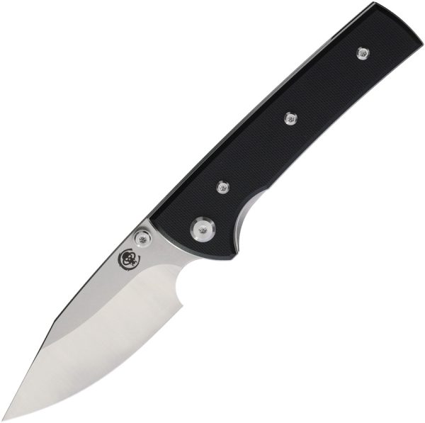 Chaves Knives Scapegoat Street Linerlock Folding Knife Black G10