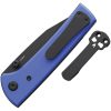 Chaves Knives Scapegoat Street Linerlock Folding Knife 3.38" Elmax Blue G10