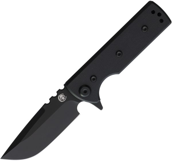 Chaves Knives TAK Redencion Linerlock 2.75" Black Elmax