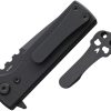 Chaves Knives TAK Redencion Linerlock 2.75" Black Elmax