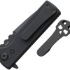 Chaves Knives TAK Redencion Linerlock Folding Knife Black G10 2.75"