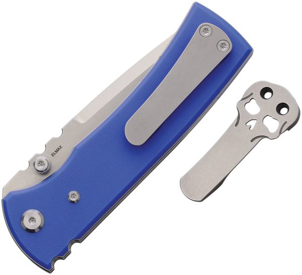 Chaves Knives Redencion 229 Linerlock Folding Knife Blue G10 3.5"