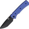 CHAV14517 Chaves Knives Redencion 229 Linerlock Folding Knife 3.5" Elmax Blade Blue G10