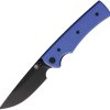 Chaves Knives Liberation 229 Linerlock Folding Knife 3.5" Black PVD Elmax Blue G10