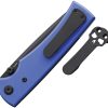 Chaves Knives Liberation 229 Linerlock 3.5" Blue G10 Folding Knife