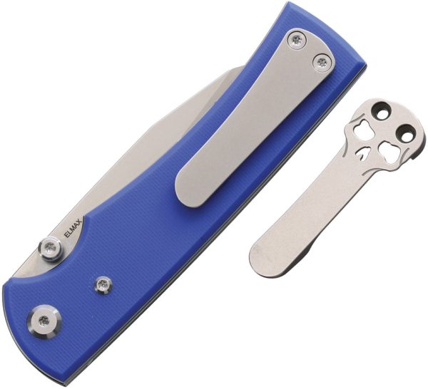 Chaves Knives Sangre 229 Linerlock Blue G10 Folding Knife