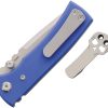 CHAV14527_add_01 Chaves Knives Redencion Street Linerlock 3" Elmax Tanto Blue G10