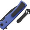 Chaves Knives Sangre Street Linerlock Folding Knife Blue G10 3.25"