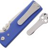 CHAV14539_add_01 Chaves Knives NTAK Redencion Linerlock Folding Knife 3.5" Elmax Blade Blue G10