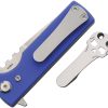 Chaves Knives TAK Redencion Linerlock 2.75" Elmax Blue G10
