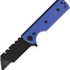 Chaves Knives C.H.U.B. Flipper Linerlock Blue G10 Utility Blade