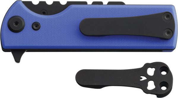 Chaves Knives C.H.U.B. Flipper Linerlock Blue G10 Utility Blade