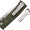 Chaves Redencion 229 Linerlock 3.5" Elmax Folding Knife OD Green