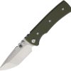 CHAV14549 Chaves Knives Redencion 229 Linerlock 3.5" Elmax Blade OD Green
